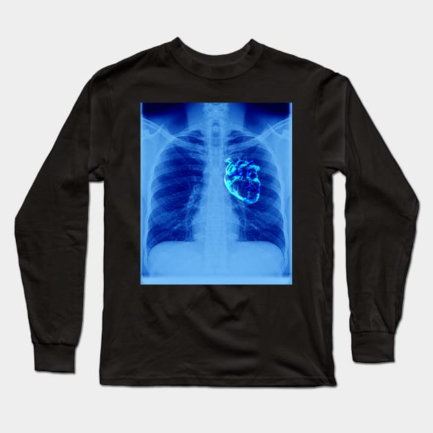 Broken Heart Long Sleeve T-Shirt by Zefkiel